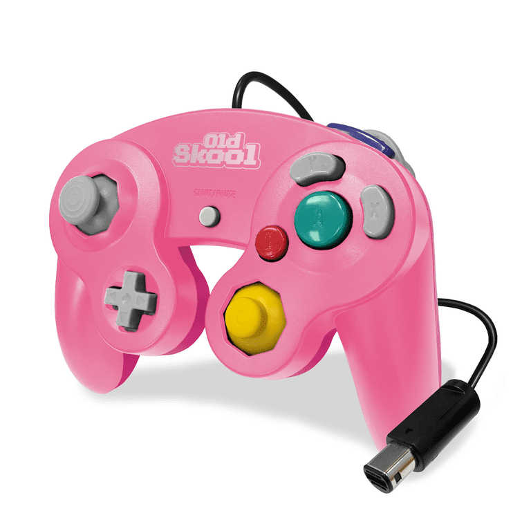 Old Skool GameCube / Wii Compatible Controller - Pink