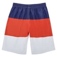 thumbnail image 5 of Men's Swimming Trunks Quick Dry Summer Striped Beach Board Shorts Lightweight Beach Shorts with Pockets and Lining, 5 of 9