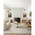 thumbnail image 2 of Angela Rose x Loloi Colton Ivory / Black 18" x 18" Sample Rug, 2 of 13