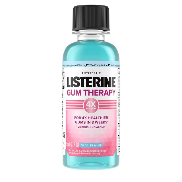 Enjuague bucal Listerine Gum Therapy, antiplaca, 95 ml (paquete de 6)