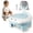 Blue, variant on Soluxeo Portable Potty Training Toilet, Foldable Travel Potty Chair with Storage Bag and Disposable Potty Liners for Boys and Girls 18+ Months(Pink)