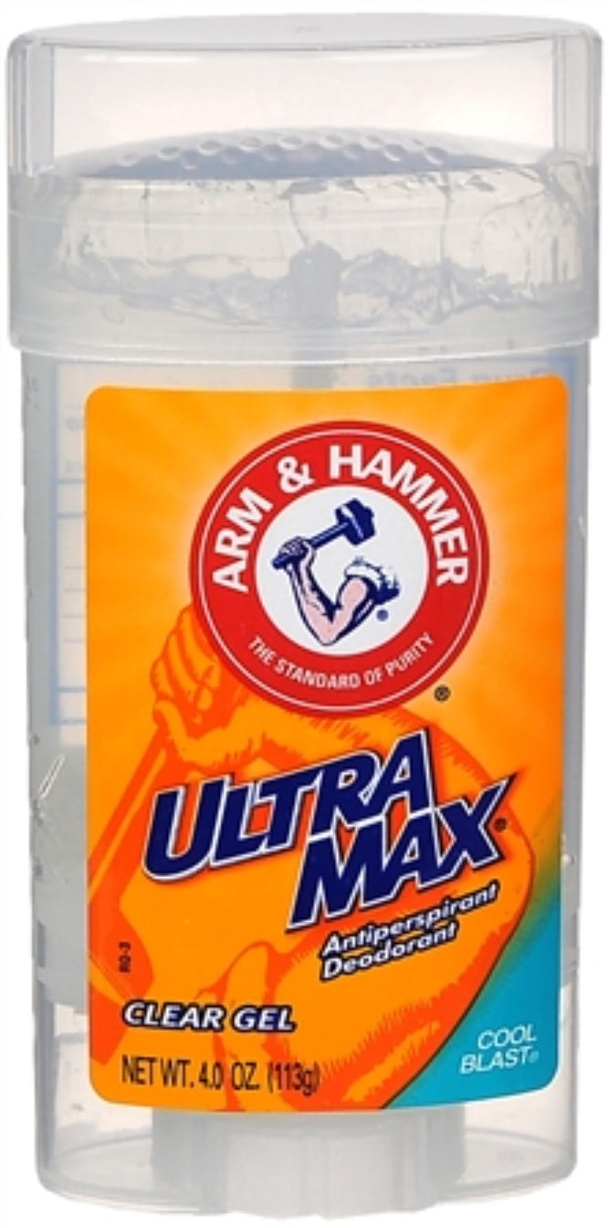 ARM & HAMMER ULTRAMAX AntiPerspirant Deodorant Clear Gel Cool Blast 4
