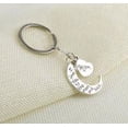 thumbnail image 2 of Key Chain Alloy Pendant Keyring Woman Key Holder Decor Key Ring Party Wedding Gift, D1002-Mon, 2 of 10