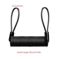 thumbnail image 5 of CEORPER Motorcycle Reminder Cable Disc Lock Anti-Theft Spring Wire Rope Security Cable, 5 of 14