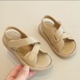 thumbnail image 4 of LUOGENLI Slippers Slippers for Girls Size 6 Boys' Sandals Summer Little Girls' Casual Beach Shoes Children's Fashion Open Toe Soft Sole Baby Shoe Trend Girls Slippers Size 1 Khaki 22, 4 of 7