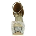 thumbnail image 3 of Eye Candie Womens Juliana-77 Shiny High Heel Fashion Sandal, 3 of 4