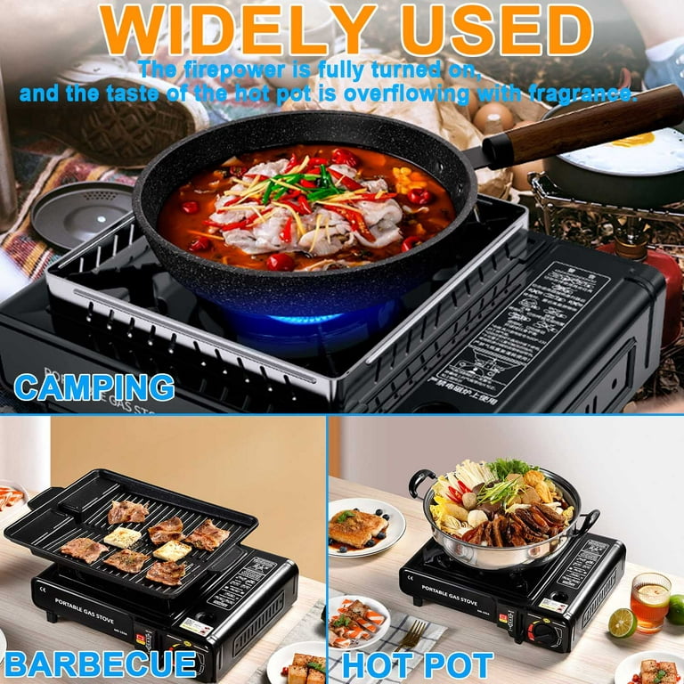 Outdoor Gas Burner Portable Butane Camping Gas Stove Ms-155-a with CE -  China BBQ Grill and Portable Grill price
