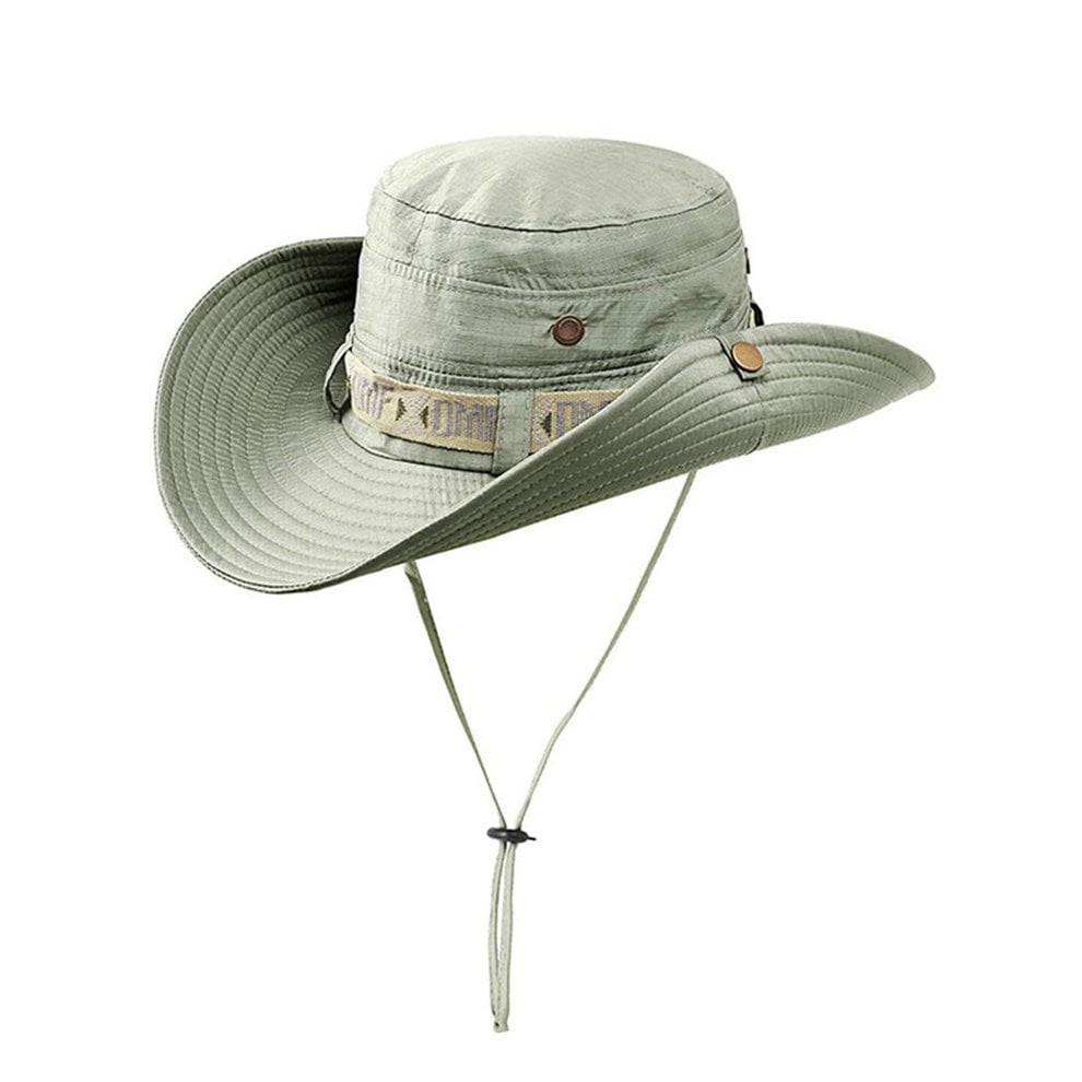 green fisherman hat