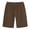 Brown, variant on cocolona Mens Sweat Shorts Summer Casual Solid Color Elastic Waist Shorts Gym Running Shorts Vacation Beach Shorts