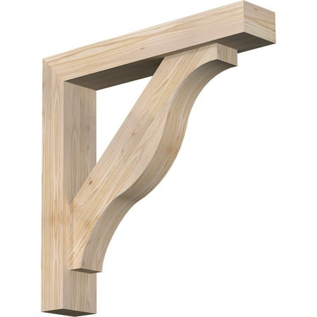 

5 1/2 W x 30 D x 30 H Funston Block Smooth Bracket w/ Offset Brace Douglas Fir
