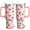 strawberry tumbler-01, variant on Sunflower Gifts 40 Oz Tumbler with Handle and Lid Straw, Black Aesthetic Stainless Steel Double Walled Vacuum Insulated Cup Mug, Floral Lover Birthday Gifts for Women Girls