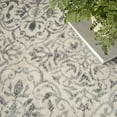 thumbnail image 6 of Nourison Jubilant Floral Ivory/Grey 5'3" x 7'3" Area Rug (5x7), 6 of 8