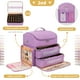 thumbnail image 4 of Funda organizadora de esmaltes de uñas CUBETASTIC extra grande, color morado, 4 of 9