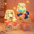 thumbnail image 3 of Anime Cinnamoroll Hello Kitty Night Lights Kawaii Sanrio Cute Decoration Bedroom Sleep Light with Alarm Clock Desk Gift, 3 of 28