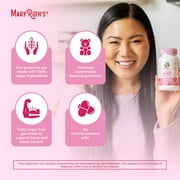 MaryRuths Vegan Collagen Boosting Gummies for Hair, Skin & Nail Health, Sugar Free, Watermelon Flavor, 90 Count
