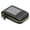 Black, variant on Men's Mini PU Leather Wallet ID Credit Cards Holder Purse Zipper Thin Pocket (Blue)
