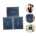 thumbnail image 5 of OUNONA 3Pcs Blue Paper Certificate Holder Award Cover for Graduation Diploma Document Protection, 5 of 8