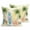 Pink, Blue, Yellow, variant on Summer Beach Surfboard Lumbar Pillow Covers 12 x 20 Inch Pillow Covers Set of 2 Decorative Tropical Palm Tree Swimming Ring Cushion Case Cotton Linen Pillowcases with Zipper for Couch Sofa Bed