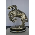 thumbnail image 2 of Nifao Remington Rattlesnake silver finish Bronze Statue – Bronze Statue, Western Art, 17"L x 11"W x 23"H, 2 of 11