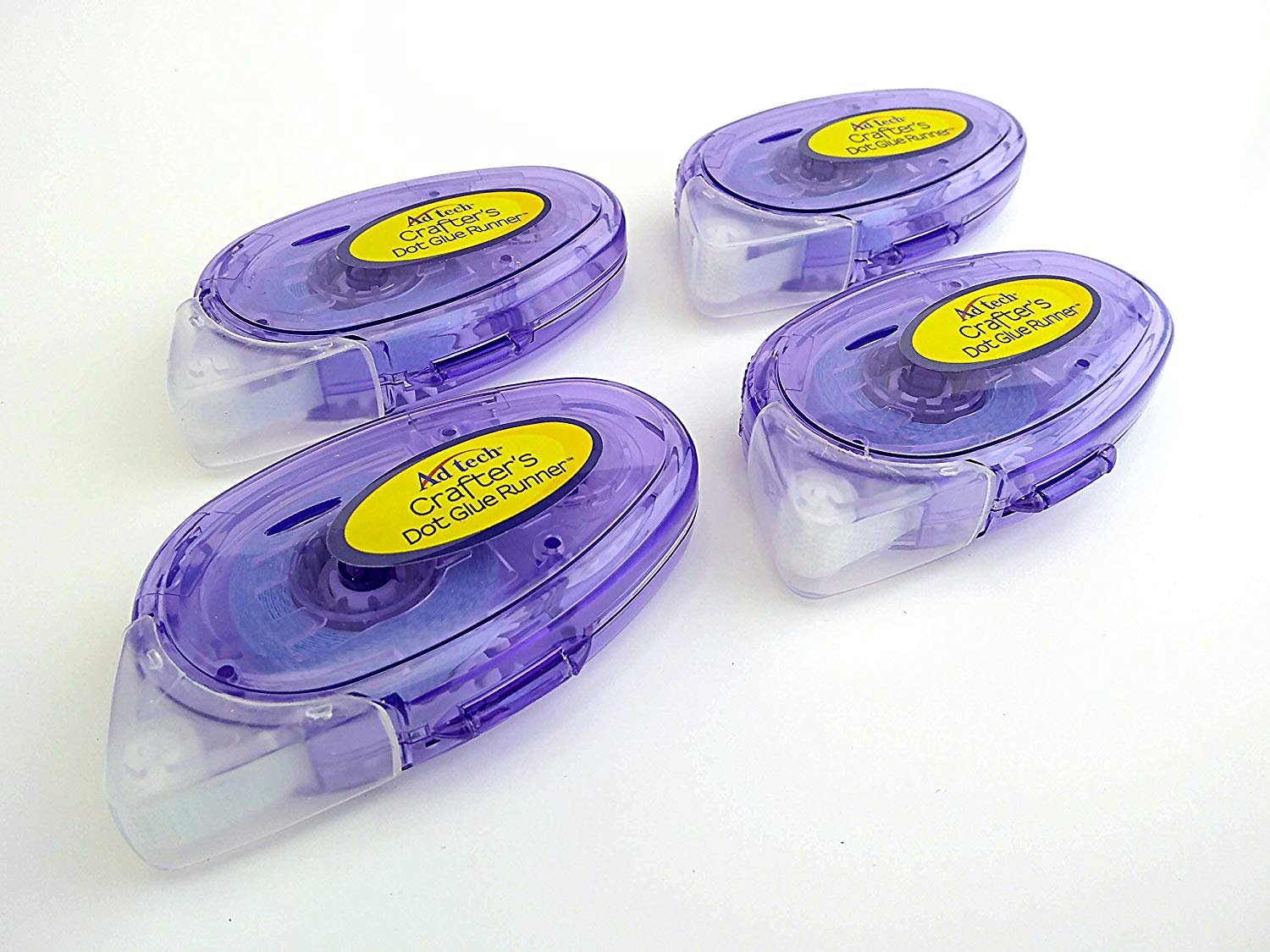 AdTech Micro Dot Glue Runner Adhesive - 8.75 Yards x 0.33 - Clear, 4 Pack