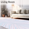 thumbnail image 2 of ODIKA 8 Machine Washable Non-Slip Area Rug, Abstract Wave Motif Featuring Flowing Lines and Subtle Contrast Ultra Soft Rug, None, 566468, 2 of 7