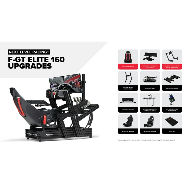 Next Level Racing F-GT Elite 160 Wheel Plate Edition (NLR-E025