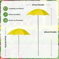 thumbnail image 5 of KeirineCC Plant Shade Umbrellas for Outdoor Plants,Plant Umbrella,Practical Easy Installation,24"*16" Sun Shade Covers,Sun Protection Cloth for Potted Plants,Garden Beds,Patio Flowers,Colors-Red, 5 of 9