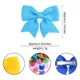 thumbnail image 5 of Pinzas para el pelo con lazo para niña, lazos hechos a mano, pasadores de horquilla con lazo, accesorios para el cabello de Año Nuevo, Color sólido, 10 unidades por juego, 5 of 5