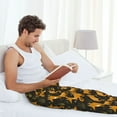 thumbnail image 4 of Cauagu Funny Fox by the Field Mens Pajama Pants Sleep & Lounge Pants,PJ Bottoms with Pockets-Medium, 4 of 7