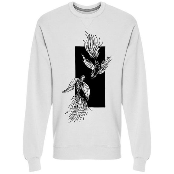 Veiltail Goldfish Sweatshirt Men -Image by Shutterstock, Male Small