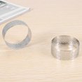 thumbnail image 5 of Stainless Steel Perforated Tart Ring, 5Pcs 5cm Perforated Cake Mousse Ring, DIY Round Tart Rings for, 5 of 5