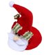 thumbnail image 4 of RV 12 nuevas fundas navideñas para copas de vino Papá Noel Muñeco de nieve Reno Decoración navideña para portavasos de menos de 6,5 cm de diámetro (copas de vino no incluidas, solo funda para vino) brillar Electrónica, 4 of 5