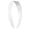 White, variant on Motique Accessories 1 Inch Satin Hard Headband