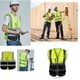 thumbnail image 4 of Chaleco de seguridad reflectante de alta visibilidad Chaleco reflectante Bolsillos múltiples Ropa de trabajo, 4 of 7