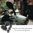 thumbnail image 2 of NUOLUX 1 Set Motorcycle Mirror Clamp Black Spherical Shape Zinc Alloy Tpu Adjustable 360 Degree Rotation, 2 of 8