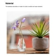 thumbnail image 4 of Estatuilla de flores de Cristal Ounissouiy Jarrón de Cristal de escritorio hecho a mano Rosa, 4 of 6