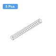 thumbnail image 3 of Unique Bargains Compression Spring, 5 Pack 304 Stainless Steel, 5mm OD, 0.5mm Wire, 40mm Length, 3 of 5
