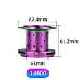 thumbnail image 6 of Beisidaer For Daiwa Fishing Reel Spool Interchangeable Metal Wire Cup For Ls8000/10000/12000 Kcn3 8000/10000/14000 Spinnings Reel Part, 6 of 7
