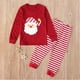 thumbnail image 1 of Conjunto de Pijamas de Navidad para niños y niñas, ropa de dormir 100% de algodón, Papá Noel, muñeco de nieve, 2 a 7 años, invierno, nuevo, 1 of 4