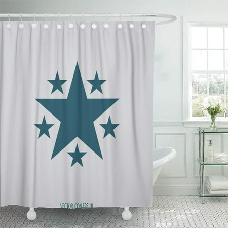 SUTTOM Bookmark Best Star Value Fame Abstract Appraisal Award Bright Shower Curtain 60x72 inch