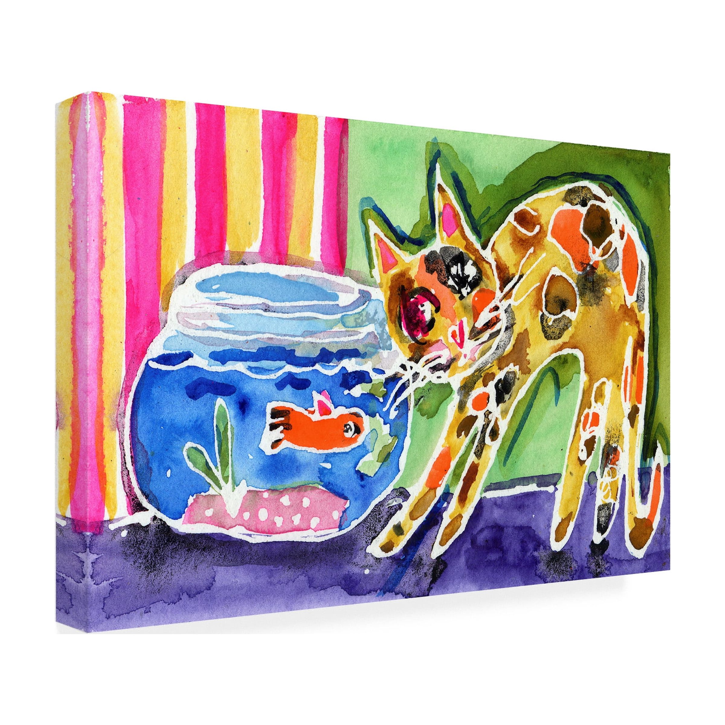 Trademark Fine Art 'Are You Sure You Cant Come Out To Play' Canvas Art by Wyanne