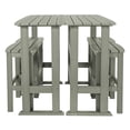 thumbnail image 5 of Highwood 6-pc Lehigh Balcony Set - Bar Height, Outdoor, Eco-friendly, Synthetic Wood, 5 of 9