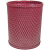 Chelsea Collection Decorator Color Round Wicker Wastebasket