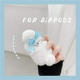 thumbnail image 3 of Super Cute Airpods 3rd Case, 3D Cartoon AirPods Silicone Protective Case with Airpods Accessories Finger Loop Strap (White Duck, AirPods 3), 3 of 13