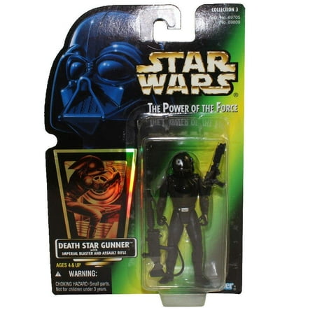 Hasbro Green - Star Wars: Power of the Force Green Card Death Star Gunner Action Figure, Star Wars: Power of the Force 3/4 green card with hologram action figure.., By Hasbro