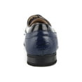 thumbnail image 5 of Majestic Men's 96503 Faux Snake Skin Heel Derby Lace Up Oxford Dress Shoes, 5 of 6