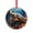 style-2, variant on Oil Painting of A Sea Turtle with Coral And Sea Shells Christmas Ornament Gifts for Women Abstract Tortoise Christmas Decorative Hanging Ornaments