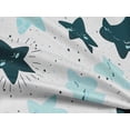 thumbnail image 5 of oneOone Rayon Aqua Blue Fabric Kawai Sewing Material Print Fabric By The Yard 56 Inch Wide-R6, 5 of 5