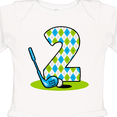 thumbnail image 4 of Inktastic Argyle Golf 2nd Birthday Boys Long Sleeve Baby Bodysuit, 4 of 5