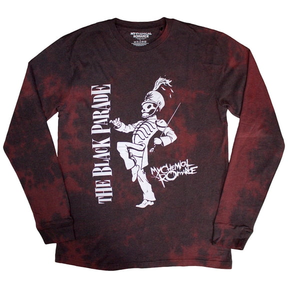 My Chemical Romance Unisex Long Sleeve T-Shirt Marching (Red) (Wash Collection)